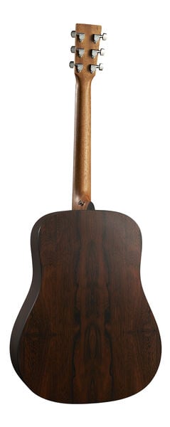 Back of Martin D-X2E Brazilian Burst Guitar image number 1